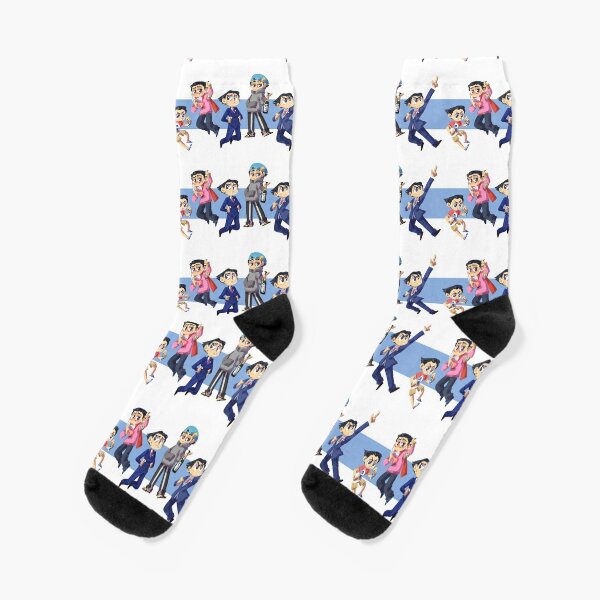 Phoenix Wright Socks Redbubble