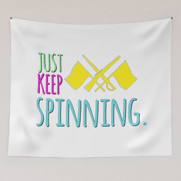 Item preview, Color Guard - Just Keep Spinning designed and sold by BandMomDesigns.