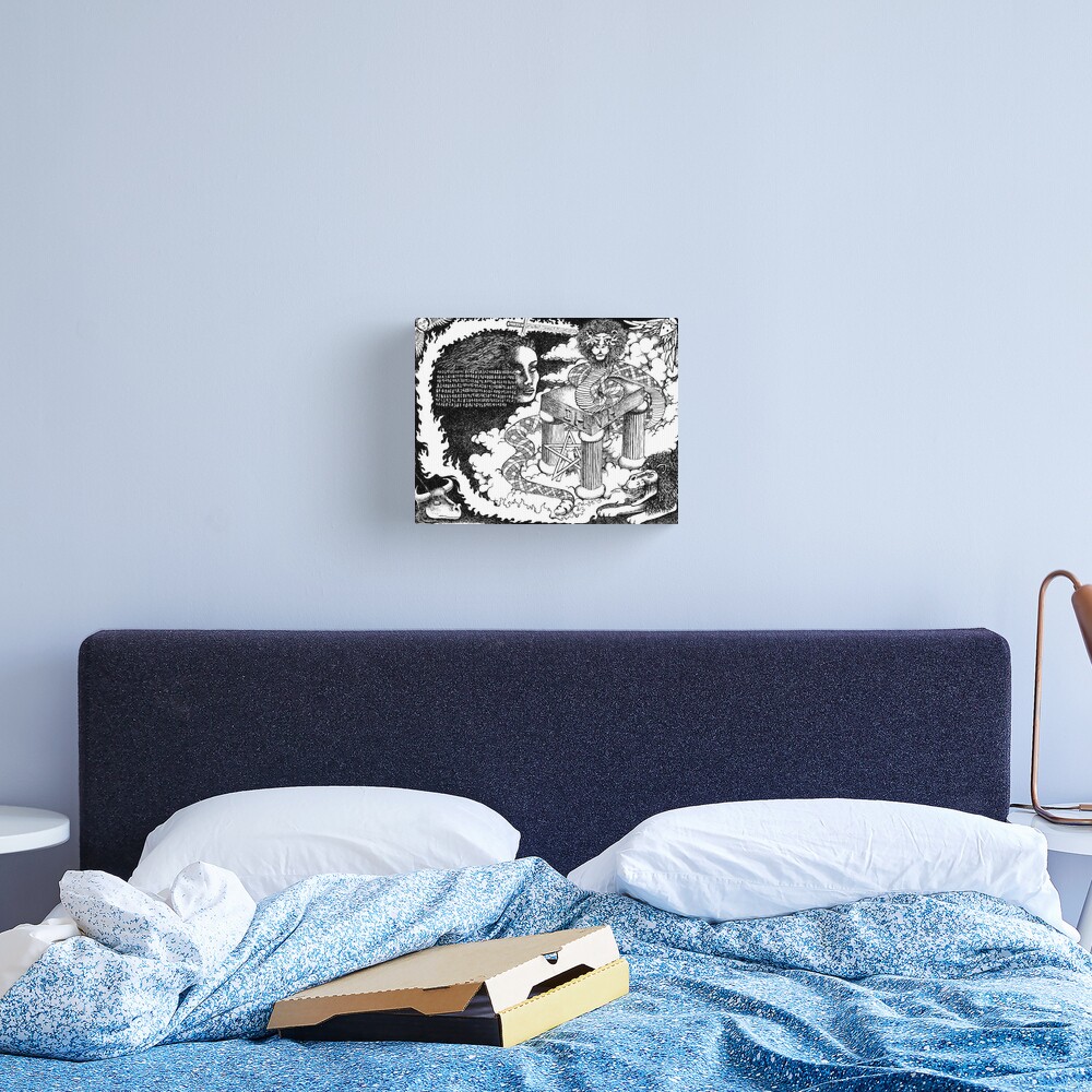 1998 Rumors of Y2K and a coming demi-urge Canvas Print