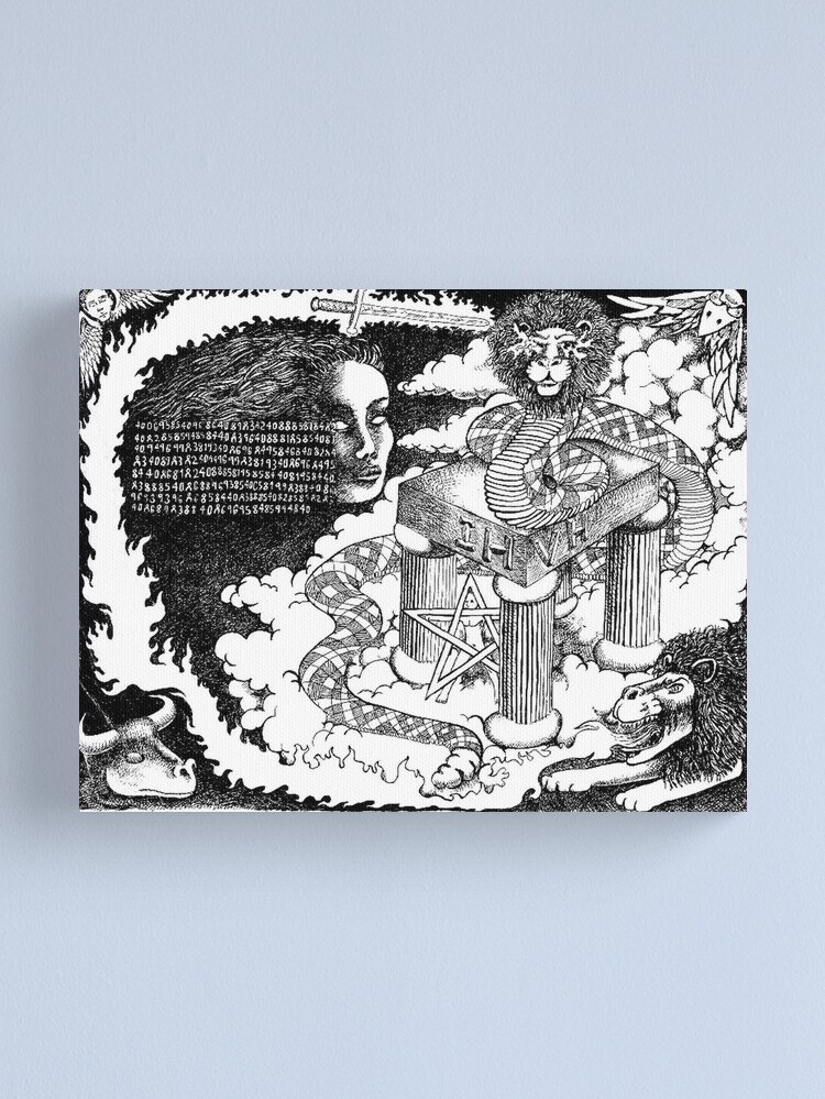 Alternate view of 1998 Rumors of Y2K and a coming demi-urge Canvas Print