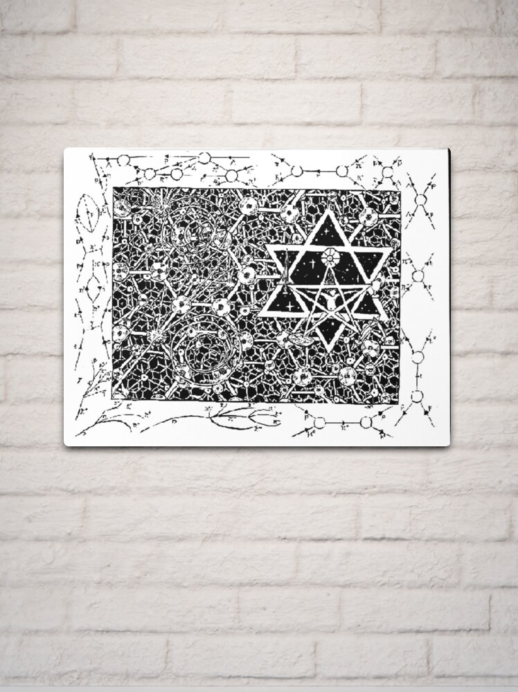 Thumbnail 2 of 4, Metal Print, 1996 Quantum Physics Hexagram designed and sold by Davol White.