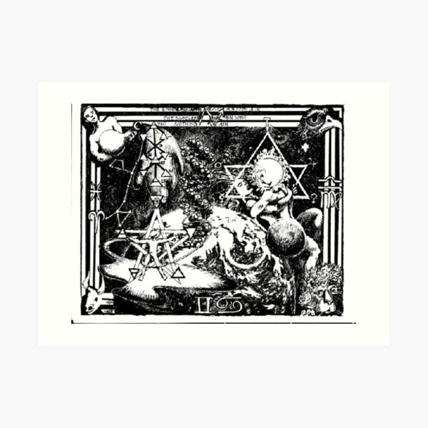 1992 Kabballah and Ain Soph Aur Art Print