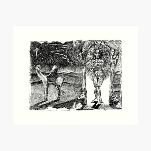 1990 Our Lady of the Pillar Art Print