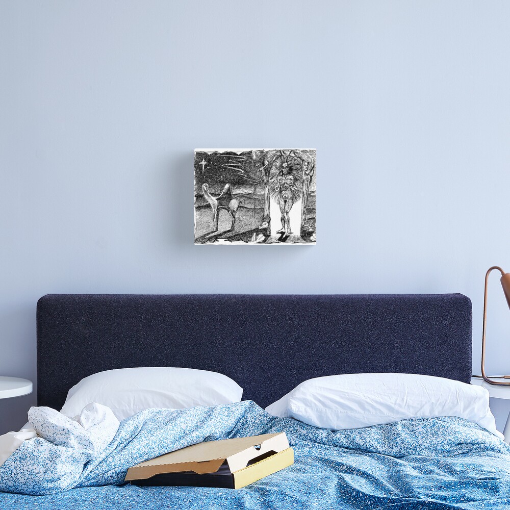 1990 Our Lady of the Pillar Canvas Print