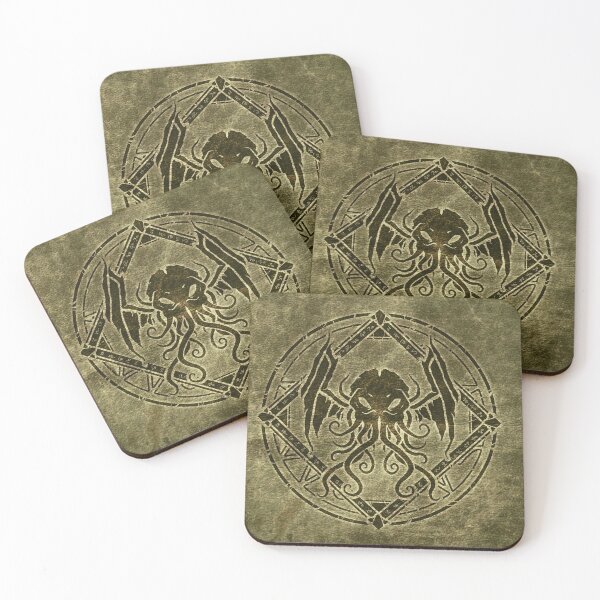 Item preview, Cthulhu design - Old leather designed and sold by zachholmbergart.