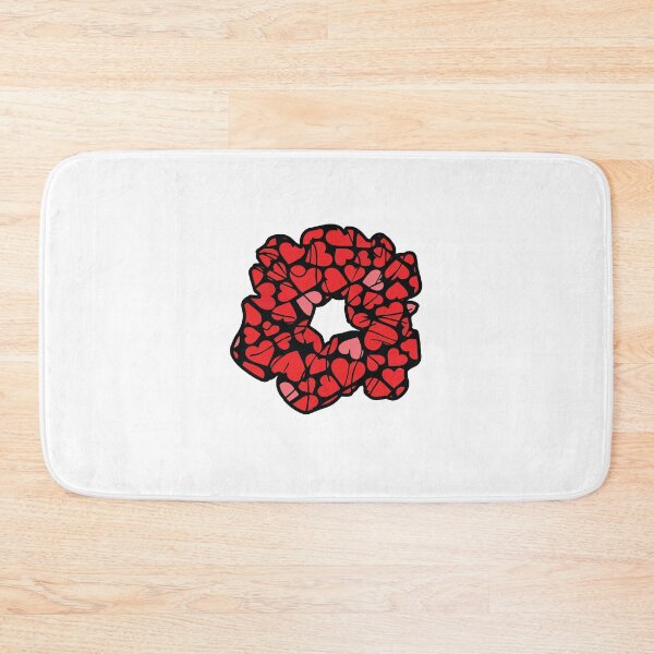 Item preview, Cute Red Heart Scrunchie designed and sold by designclub.