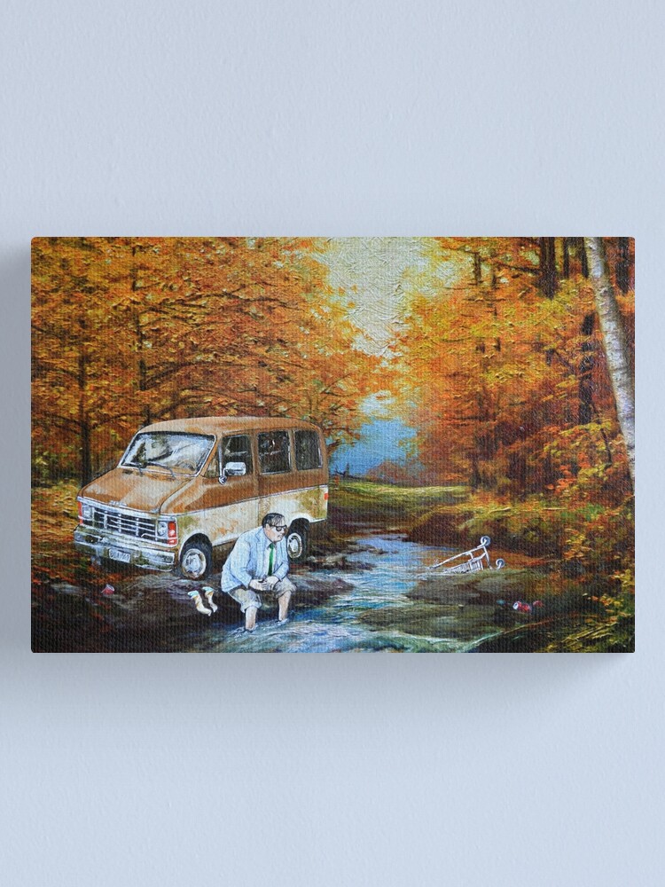 Alternate view of Living in a Van Down by the River Canvas Print