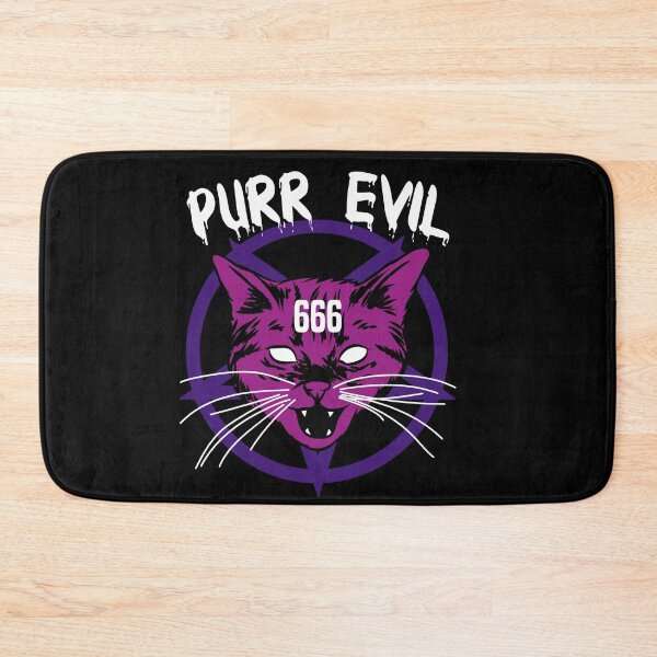 Item preview, PURR EVIL CAT 666 designed and sold by Moonpie90.