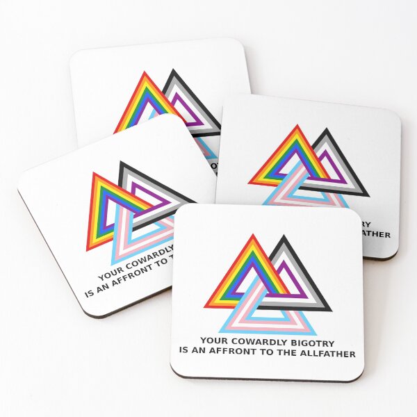 Item preview, Valknut LGBT Trans Ace designed and sold by Cradamy.