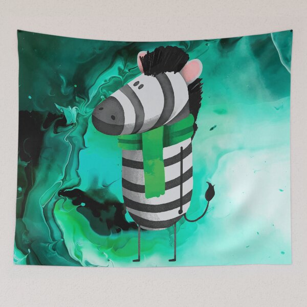 Item preview, Mr. Green Scarf designed and sold by Sania Adnan.