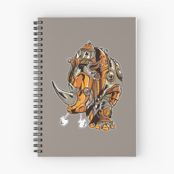 Item preview, Steampunk mechanical Rhino designed and sold by FFelder.