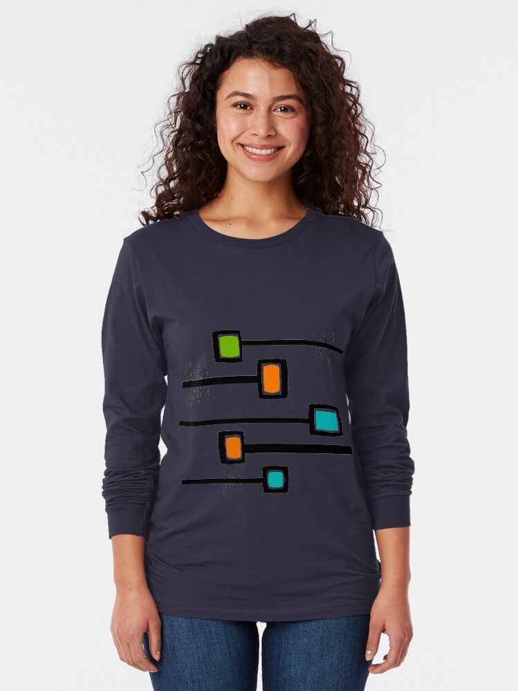 abstract long sleeve shirt