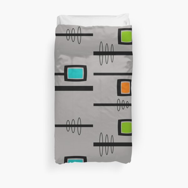 Mid-Century Modern Abstract Duvet Cover