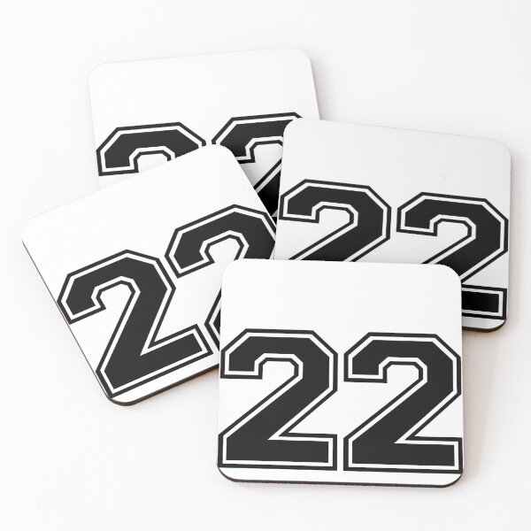 Item preview, Varsity Team Sports Uniform Number #22 - Black designed and sold by RiplMedia.
