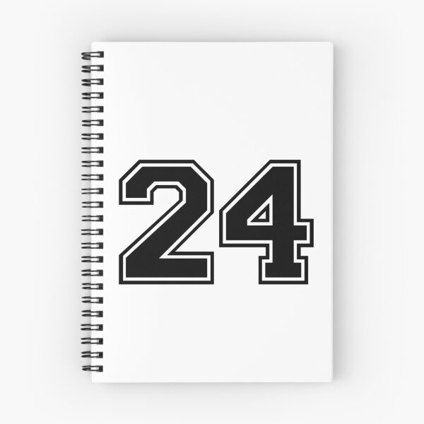 Item preview, Varsity Team Sports Uniform Number #24 - Black designed and sold by RiplMedia.