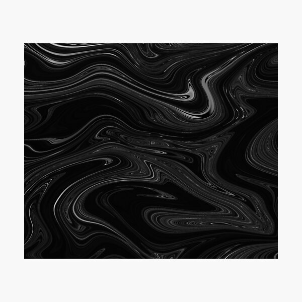 Item preview, Black Liquid Marble designed and sold by HomeLivingCo.