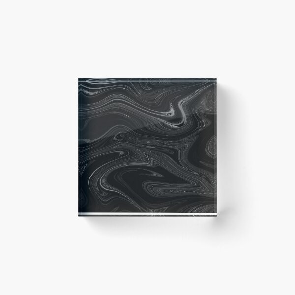 Item preview, Black Liquid Marble designed and sold by HomeLivingCo.