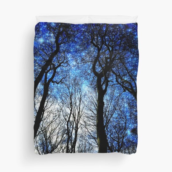 Fantasy blue sky Duvet Cover