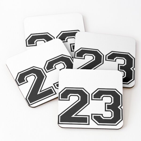 Item preview, Varsity Team Sports Uniform Number #23 - Black designed and sold by RiplMedia.