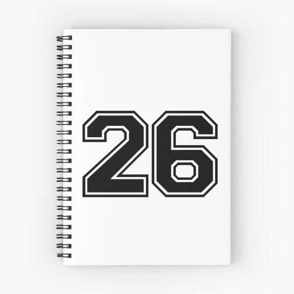 Item preview, Varsity Team Sports Uniform Number #26 - Black designed and sold by RiplMedia.
