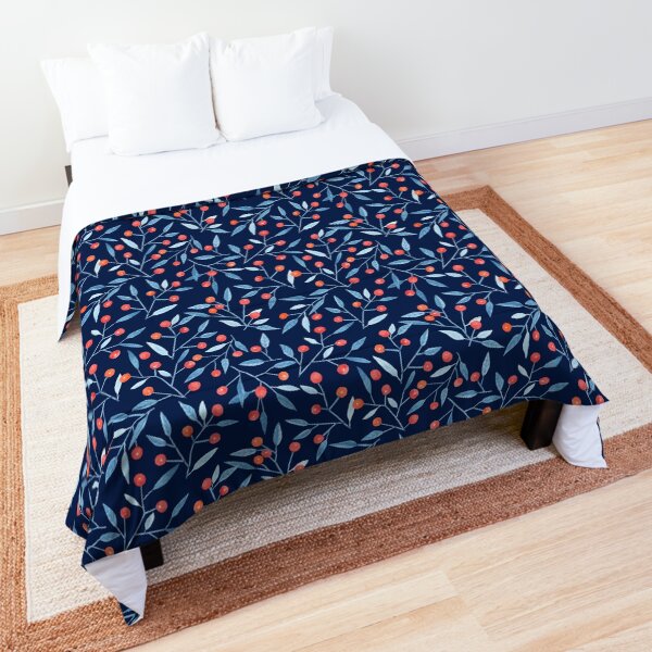 Winter berries Comforter