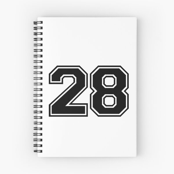 Item preview, Varsity Team Sports Uniform Number #28 - Black designed and sold by RiplMedia.