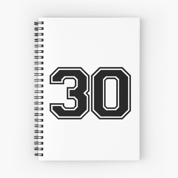 Item preview, Varsity Team Sports Uniform Number #30 - Black designed and sold by RiplMedia.