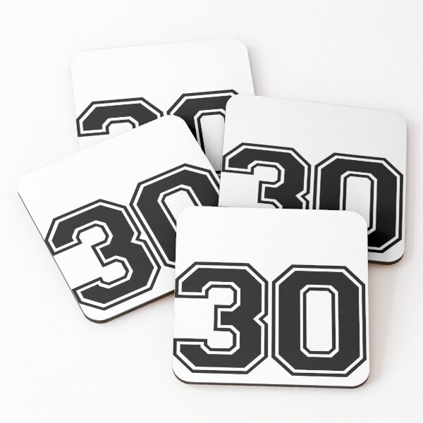 Item preview, Varsity Team Sports Uniform Number #30 - Black designed and sold by RiplMedia.