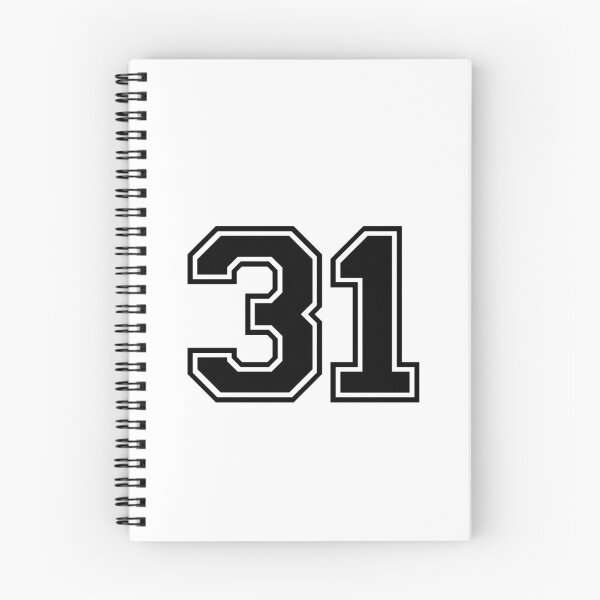 Item preview, Varsity Team Sports Uniform Number #31 - Black designed and sold by RiplMedia.