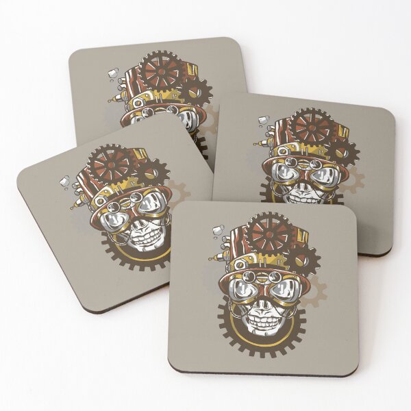 Item preview, steampunk mechanical skull designed and sold by FFelder.