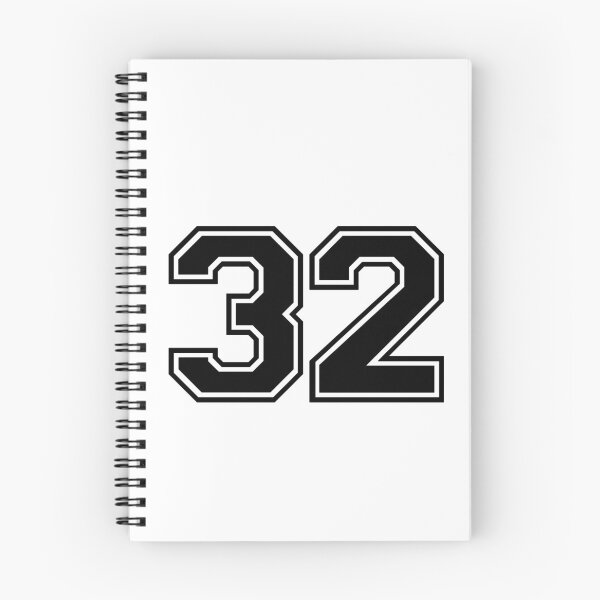 Item preview, Varsity Team Sports Uniform Number #32 - Black designed and sold by RiplMedia.