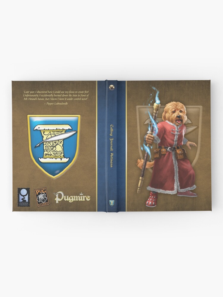 Alternate view of Pugmire: Pepper Labradoodle, Artisan Calling Hardcover Journal