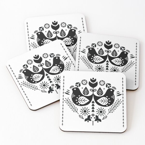 Item preview, Scandinavian Folk Pattern Art designed and sold by NordicStudio.