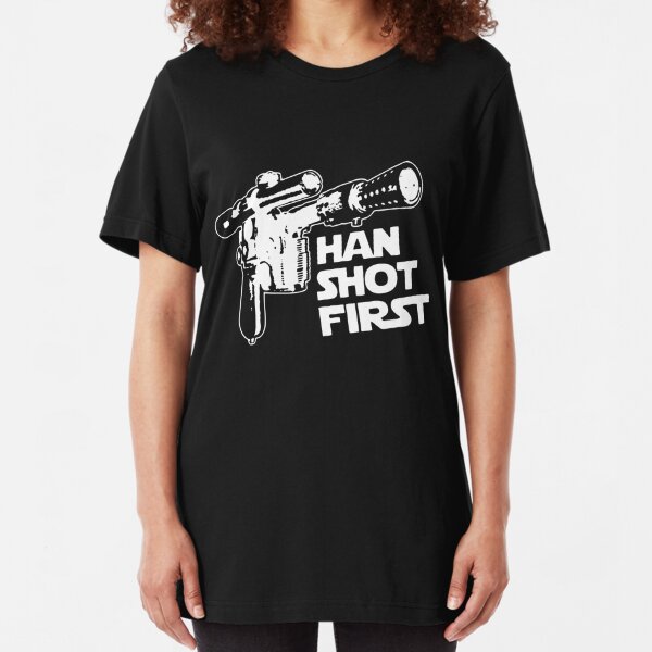 han solo shot first t shirt