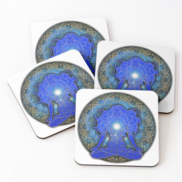 Item preview, Soul Awakening Blue Mandala designed and sold by MandalaSoul.