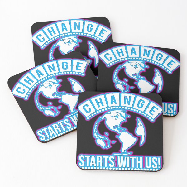 Item preview, Change starts with us designed and sold by Cutebutfunny.