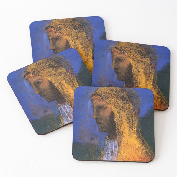 Item preview, The Druidess by Odilon Redon - Symbolism art designed and sold by Bebichic.