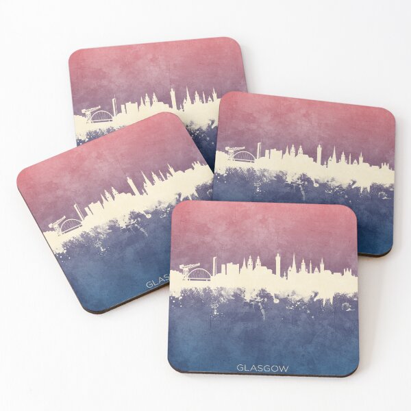 Item preview, Glasgow Scotland Skyline designed and sold by ArtPrints.