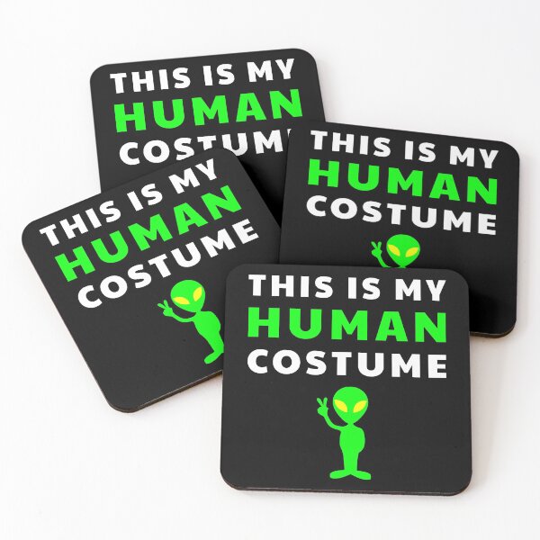 Item preview, This Is My Human Costume I'm Really A Space Alien designed and sold by ThreadsNouveau.