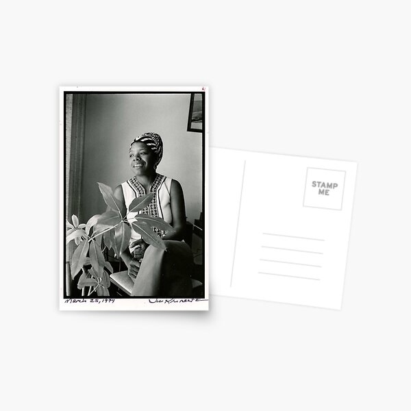 Maya Angelou portrait Postcard