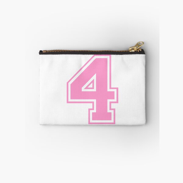 Item preview, Varsity Team Sports Uniform Number #4 - Pink designed and sold by RiplMedia.