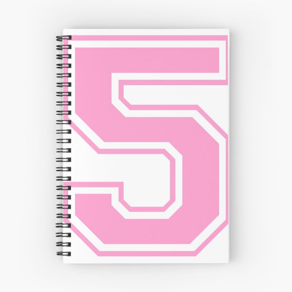 Item preview, Varsity Team Sports Uniform Number #5 - Pink designed and sold by RiplMedia.