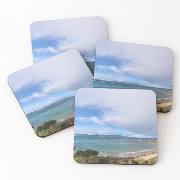 Mallacoota Bastian Point Boat Ramp Lookout Coasters (Set of 4)