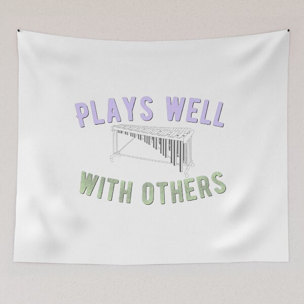 Item preview, (Percussion) Plays Well With Others - Marimba designed and sold by BandMomDesigns.