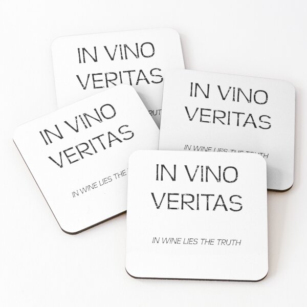 Item preview, IN VINO VERITAS - in wine lies the truth designed and sold by kailukask.