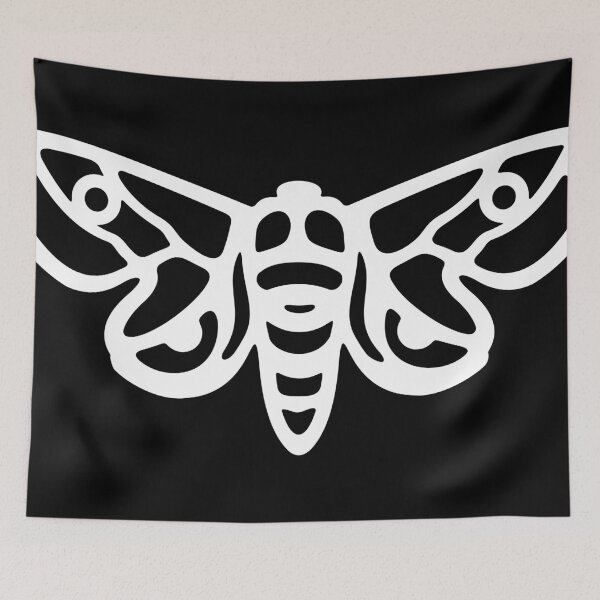 Item preview, White Moth Silhouette (openwork) designed and sold by XOOXOO.