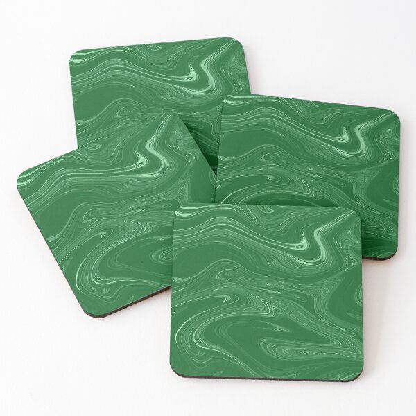 Item preview, Emerald Liquid Marble designed and sold by HomeLivingCo.