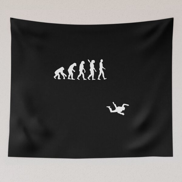 Item preview, Skydiving - human evolution designed and sold by Mohja-Design.