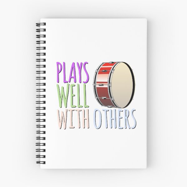 Item preview, (Percussion) Plays Well With Others - Bass Drum designed and sold by BandMomDesigns.