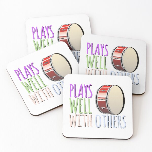 Item preview, (Percussion) Plays Well With Others - Bass Drum designed and sold by BandMomDesigns.